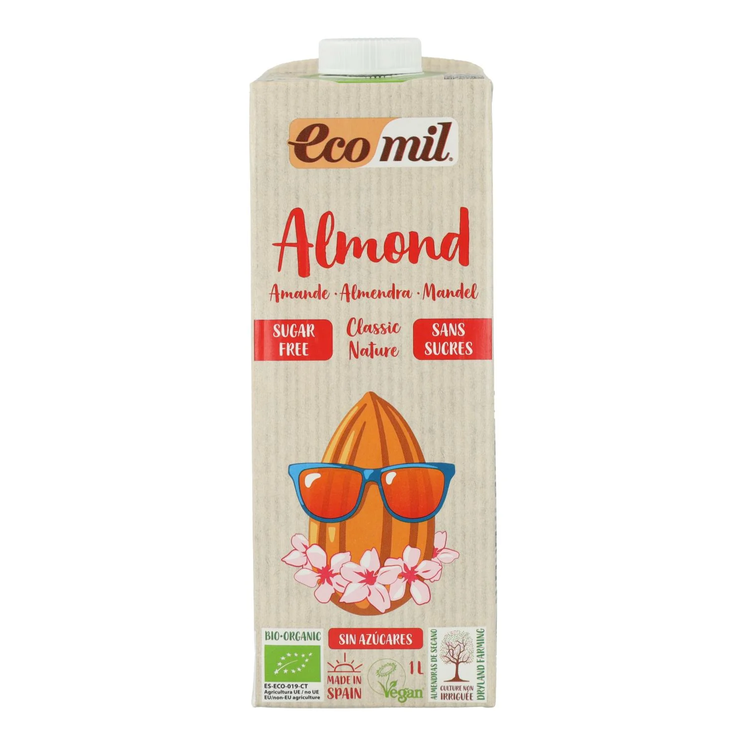 Bebida almendra classic 1l ecológica, Ecomil
