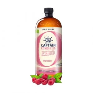Kombucha ecológica Raspberry zero 1l, Captain Kombucha