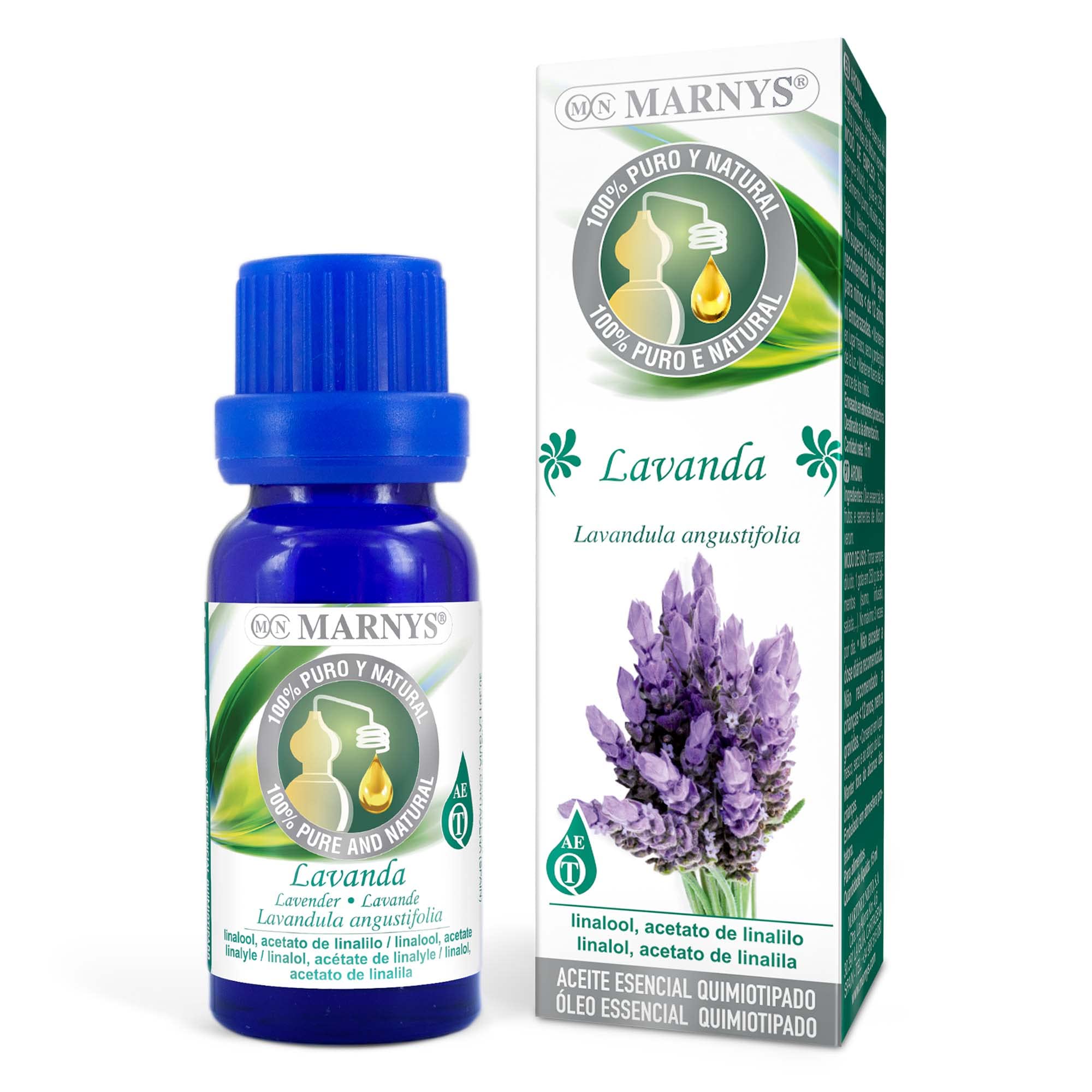 Aceite esencial Lavanda alimentario 15ml Marnys