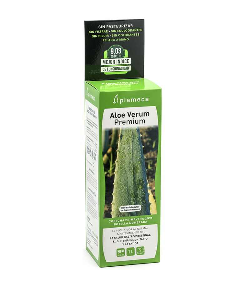 Aloe Verum Premium 1L – Plameca | Jugo y pulpa ecológicos de Aloe Vera sin pasteurizar - Imagen 3