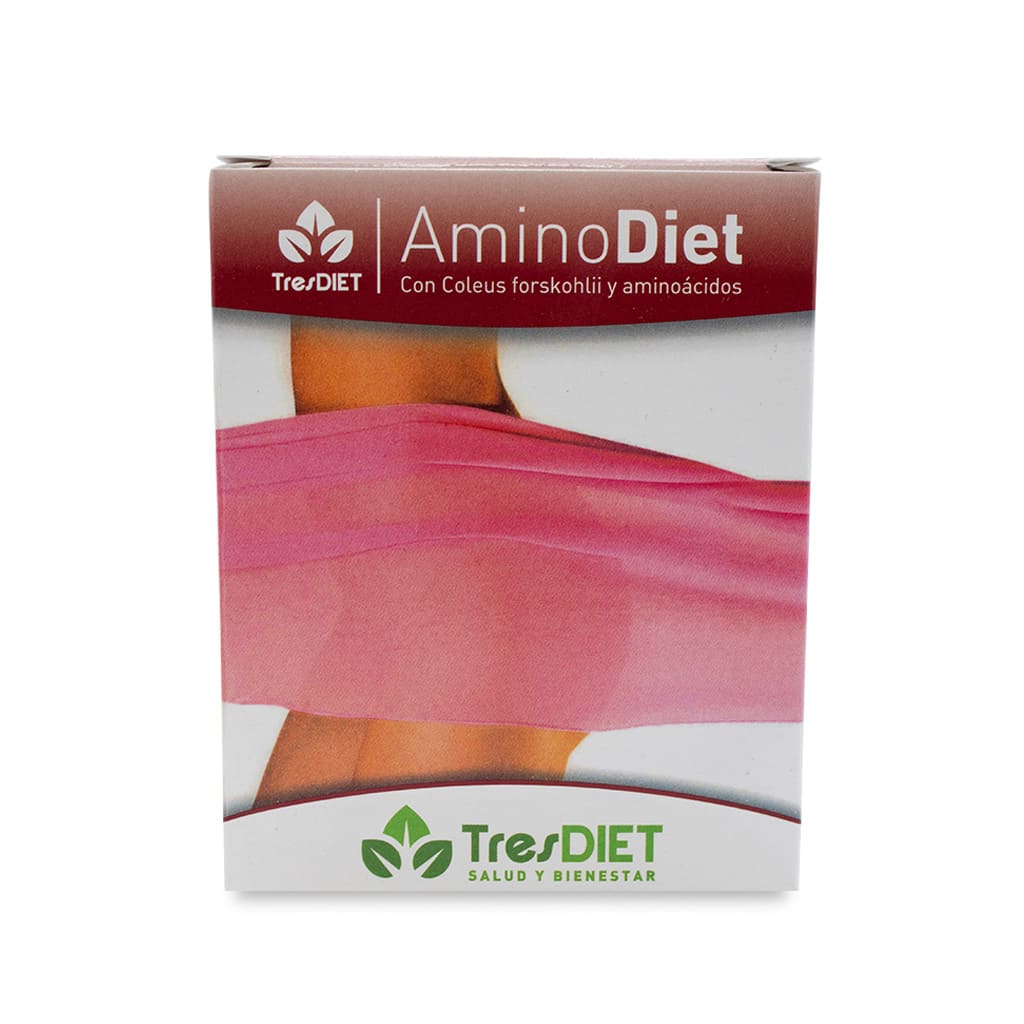 AminoDIET Tresdiet 30 Cápsulas | Quemagrasas con Aminoácidos, L-Carnitina y Quercetina | Energía y Definición Muscular