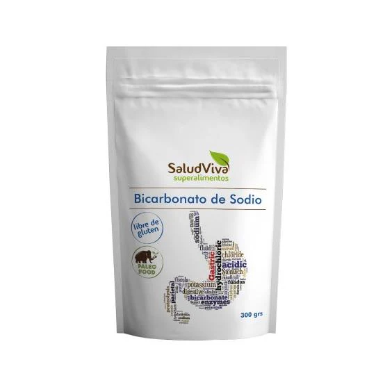 Bicarbonato de Sodio Premium Salud Viva - 300g | 100% Puro y Sin Aluminio | Uso Alimentario, Cosmético y Limpieza