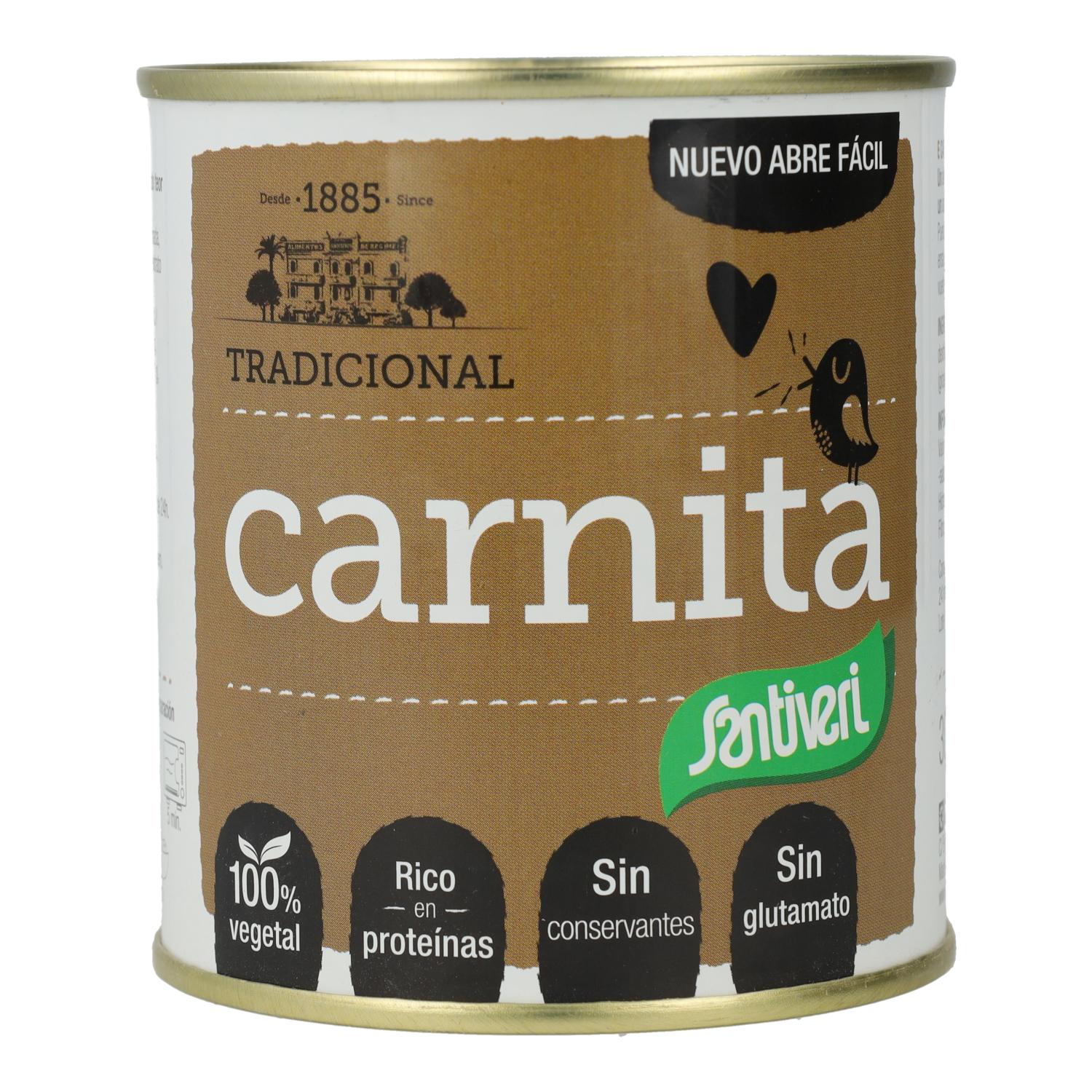 Carnita Santiveri - 300g | Alternativa Proteica Vegetal | Rico en Proteínas y Bajo en Grasa