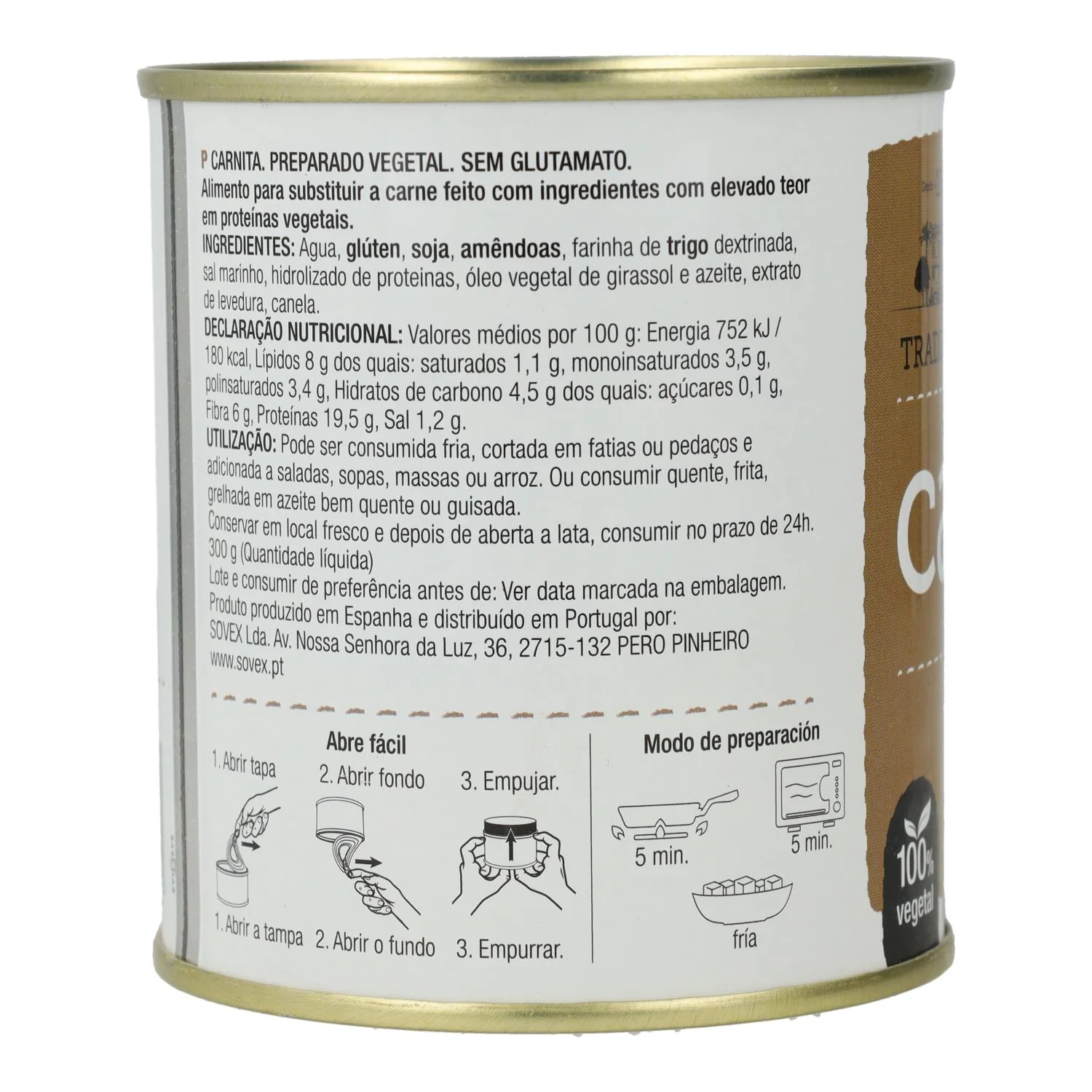 Carnita Santiveri - 300g | Alternativa Proteica Vegetal | Rico en Proteínas y Bajo en Grasa - Imagen 3