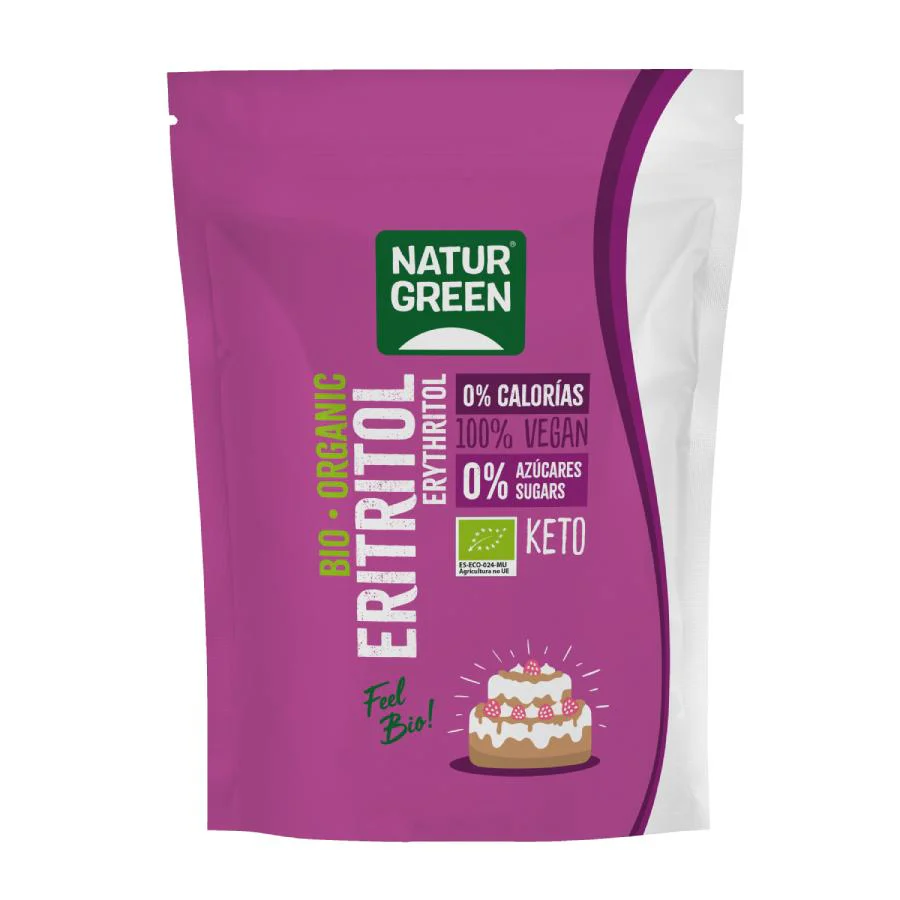 Eritritol Ecológico 1kg – Naturgreen | Endulza Naturalmente | Sin Calorías | Ideal para Dietas Saludables