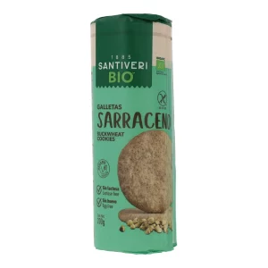 Galletas de Trigo Sarraceno Bio 200g - Santiveri | Sin Gluten, Sin Lactosa, Veganas