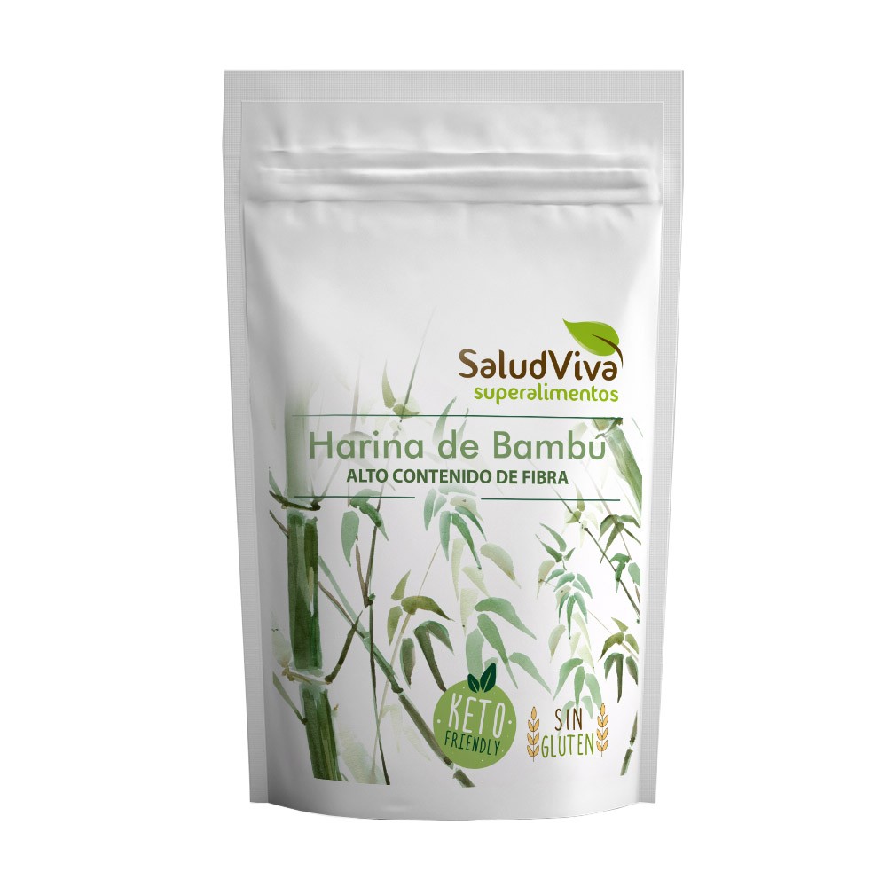Harina de Bambú 375g - Salud Viva | Sin Gluten, Alta en Fibra y Baja en Carbohidratos