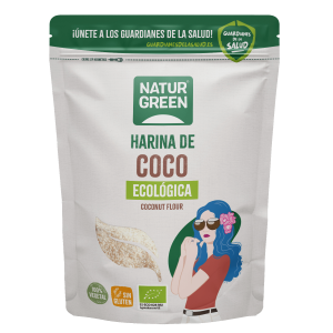 Harina de Coco Ecológica 500g - Naturgreen | Sin Gluten, Rica en Fibra y 100% Natural