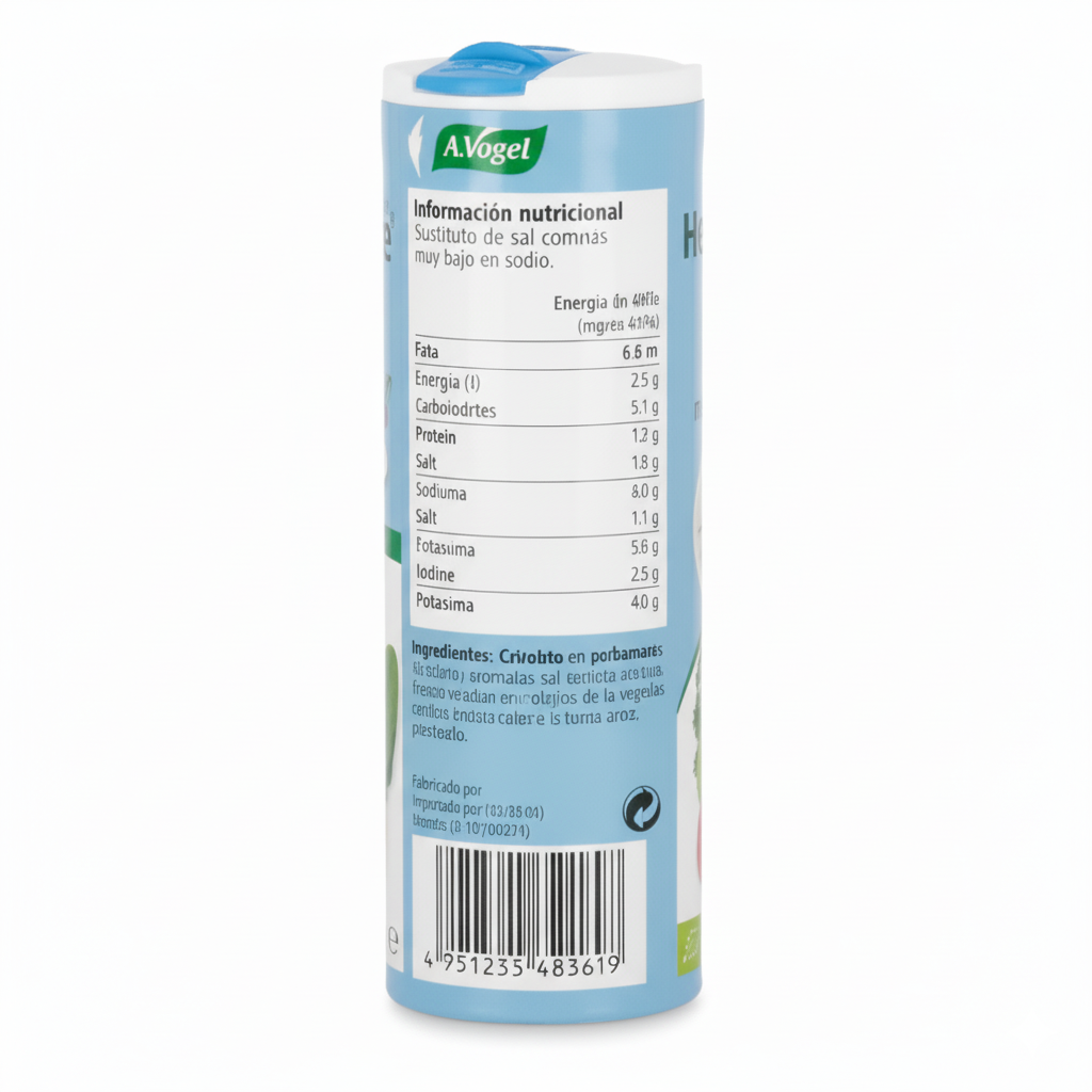Herbamare Diet Bajo en Sodio A.Vogel - 125g | Sustituto de Sal | Con Alga Kelp y Hierbas Bio - Imagen 2