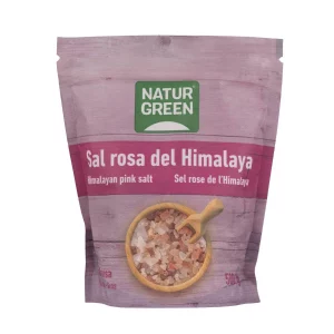 Sal Rosa del Himalaya Gruesa Naturgreen - 500g | 100% Pura | Ideal para Molinillo