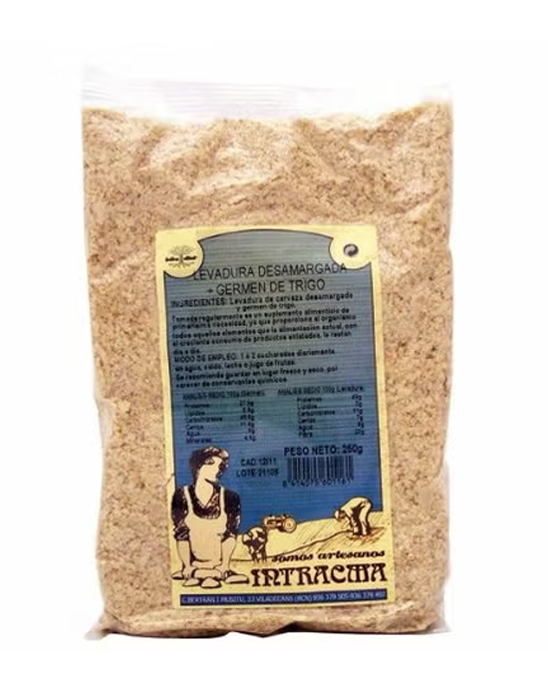 Levadura de cerveza + germen de trigo 250gr, Intracma
