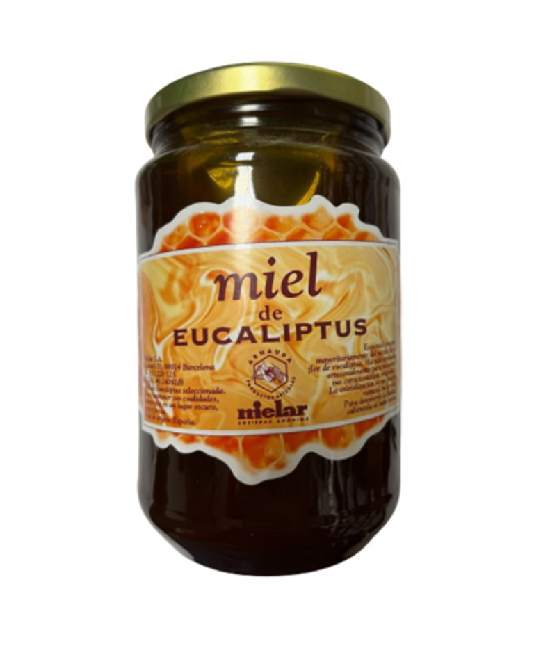 Miel de Eucalipto Ecológica 500gr – Mielar | Pura, Natural y con Propiedades Balsámicas | Ideal para Aliviar Resfriados y Tos