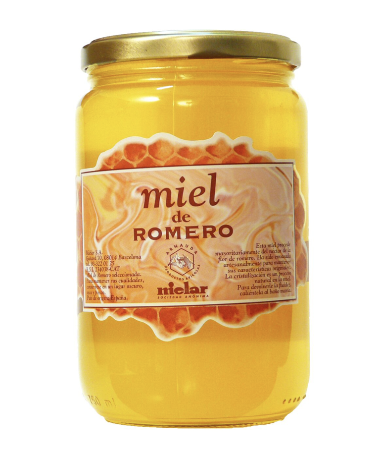 Miel de Romero Ecológica 1kg – Mielar | Natural, Digestiva y Energizante | Beneficios para el Sistema Inmunitario