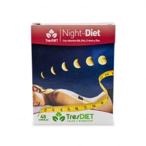 NightDIET Tresdiet 45 Cápsulas | Quemagrasas Nocturno Natural | Activa tu Metabolismo y Quema Grasa Mientras Duermes