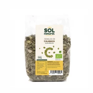 Pipas de calabaza eco 500gr, Sol Natural