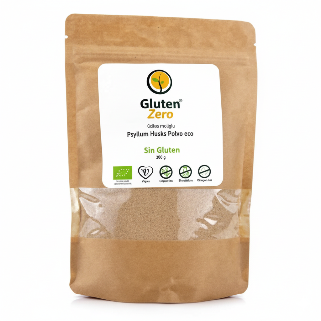Psyllium husks ecológico s/g ecológico 300gr, Gluten Zero