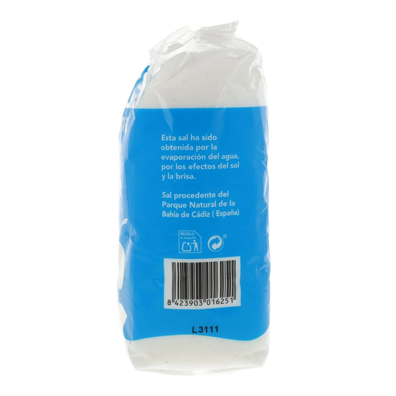 Sal Marina Atlántica Fina Biocop - 1kg | Del Parque Natural de Cádiz | 100% Natural Sin Antiapelmazantes - Imagen 3