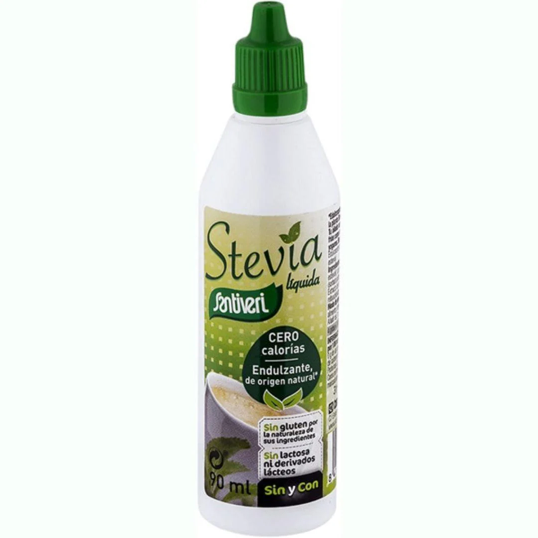 Stevia Líquida 90ml – Santiveri | 0 Calorías | Ideal para Endulzar Naturalmente sin Azúcar