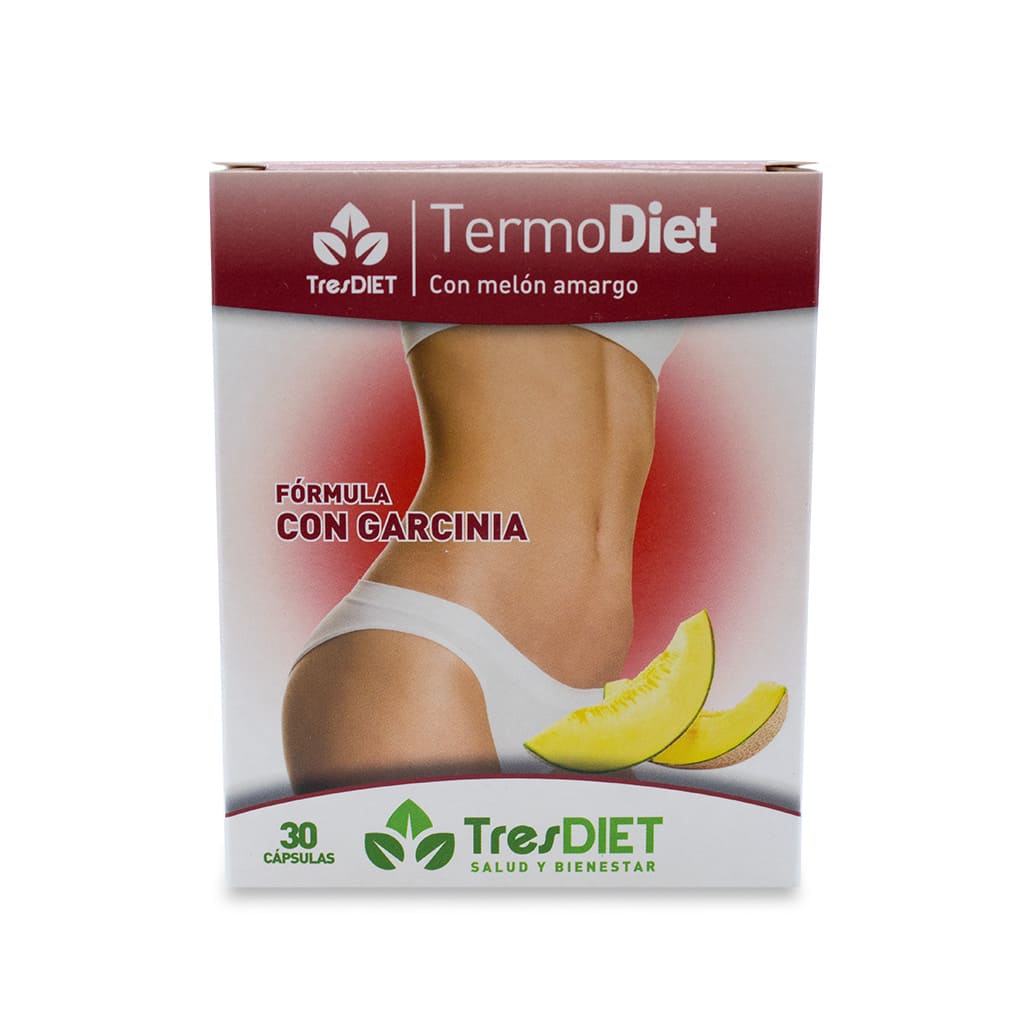TermoDIET Tresdiet 30 Cápsulas | Quemagrasas Natural y Supresor del Apetito | Activa tu Metabolismo y Reduce la Grasa Acumulada