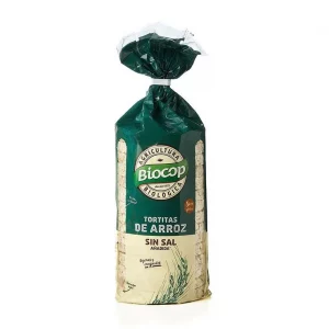Tortitas de Arroz Sin Sal Ecológicas 200g - Biocop | Sin Gluten y Sin Sodio Añadido