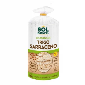 Tortitas de Trigo Sarraceno Ecológicas 100g - Sol Natural | Sin Gluten, Crujientes y Saludables