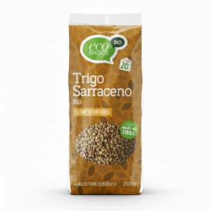 Trigo Sarraceno Ecológico Ecobasics - 2,5 kg | Proteína Completa Sin Gluten | Versátil y Nutritivo