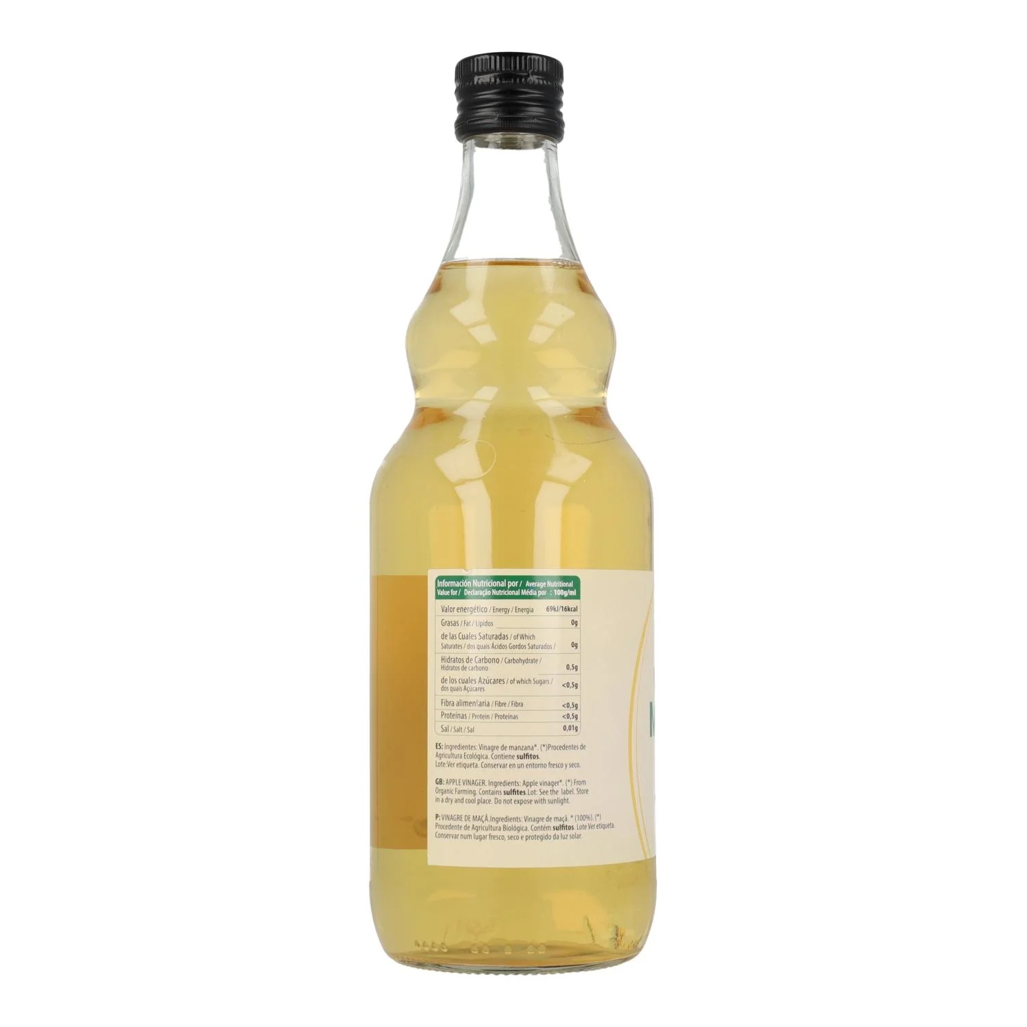 Vinagre de Manzana Ecológico Sol Natural - 750 ml | Con la Madre del Vinagre | Digestión y Depuración - Imagen 2