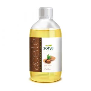 Aceite de Almendras Dulces 100% Puro Sotya - 250ml Prensado en Frío | Hidratación Intensa Piel y Cabello