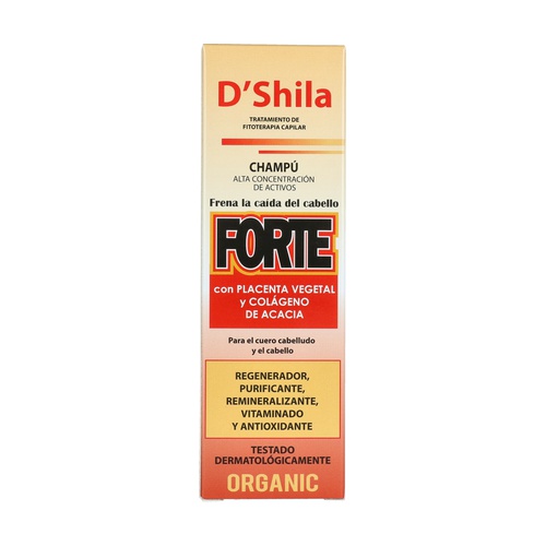 Champú Alta Densidad FORTE frena caída cabello 125ml D'Shila