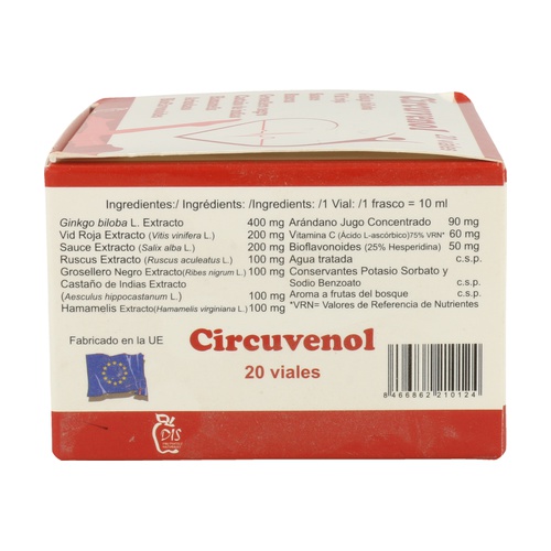Circuvenol 20 viales Dis - Imagen 2