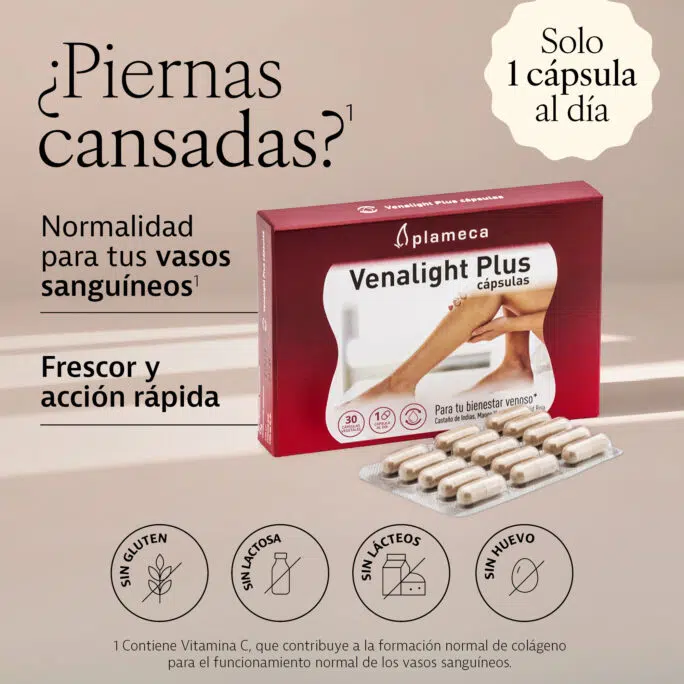 Venalight Plus 30 cápsulas Plameca - Imagen 2