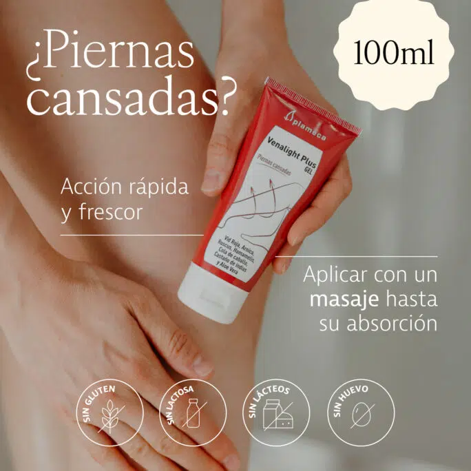 Venalight Plus gel 100ml Plameca - Imagen 2