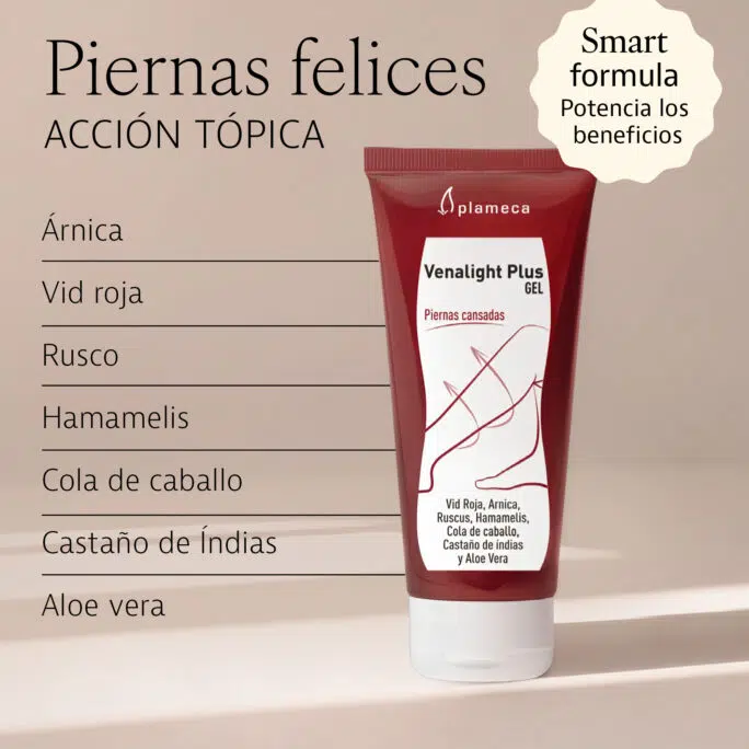 Venalight Plus gel 100ml Plameca - Imagen 3