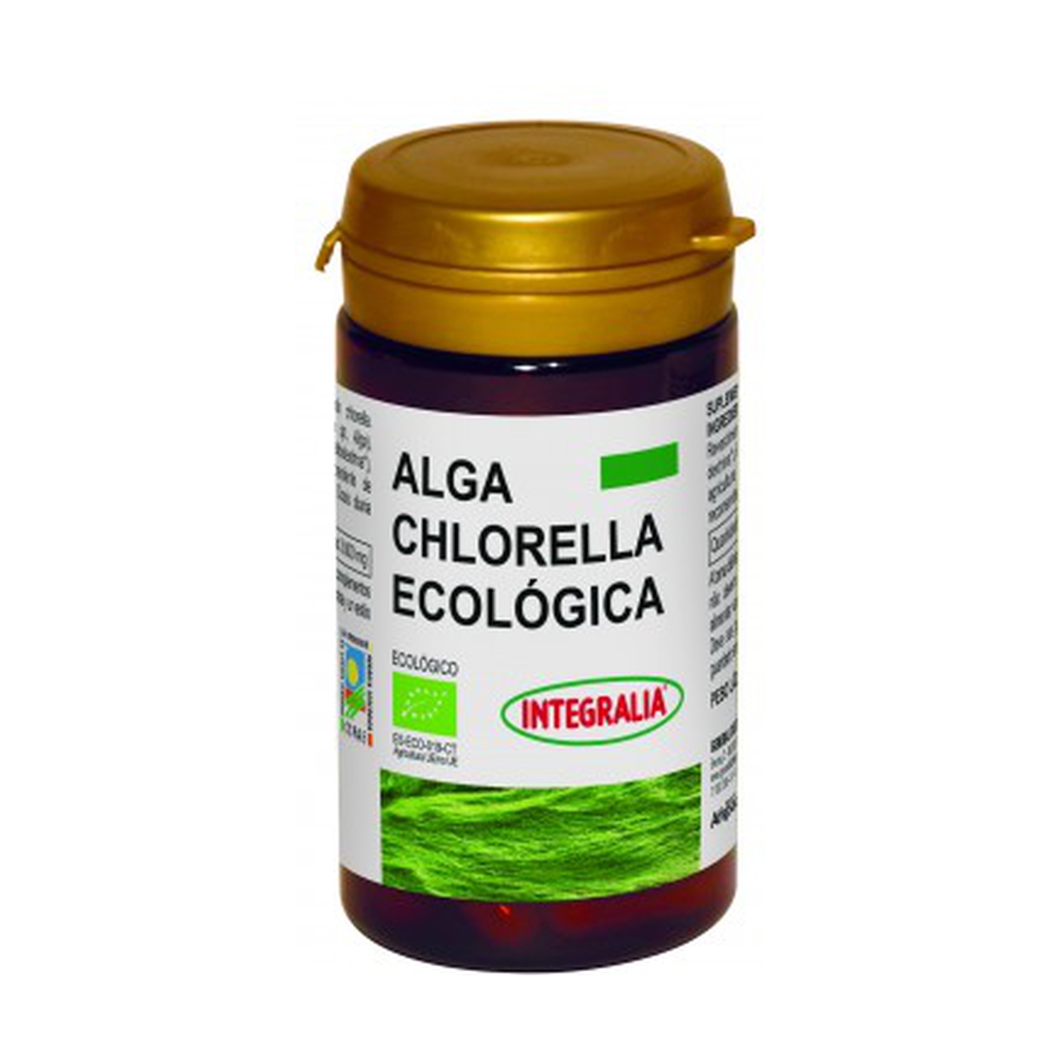 Alga Chlorella ecológica 60 cápsulas Integralia