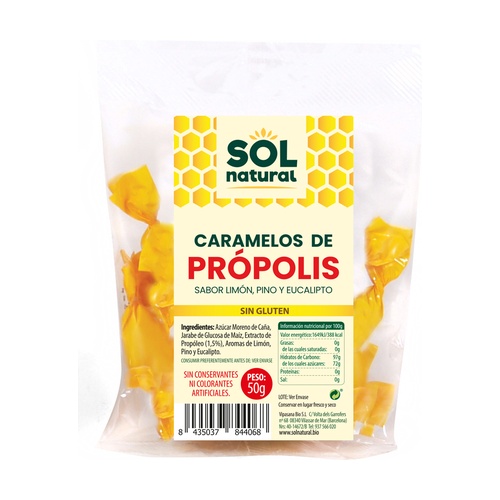 Caramelos de própolis 50gr Sol Natural