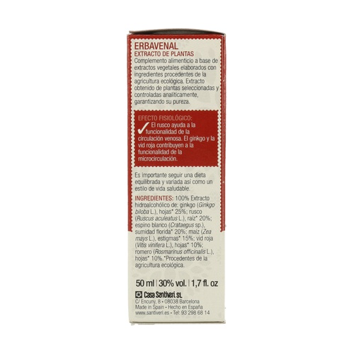 Erba Venal Bio 50ml Santiveri - Imagen 3