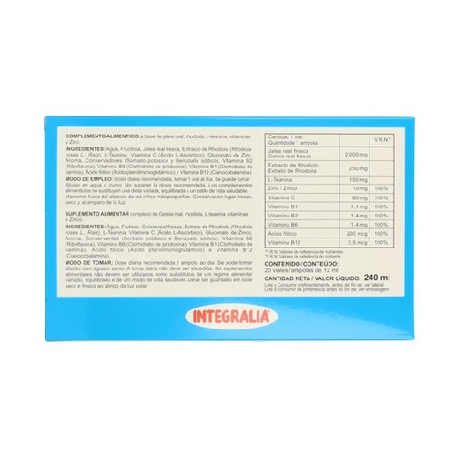 Extralia Adultos 20 viales Integralia - Imagen 2