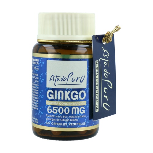Ginkgo 6500mg Estado Puro 40 cápsulas Tongil - Imagen 4