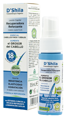 Loción capilar recuperadora reforzante Repara el cabello 35ml D'Shila