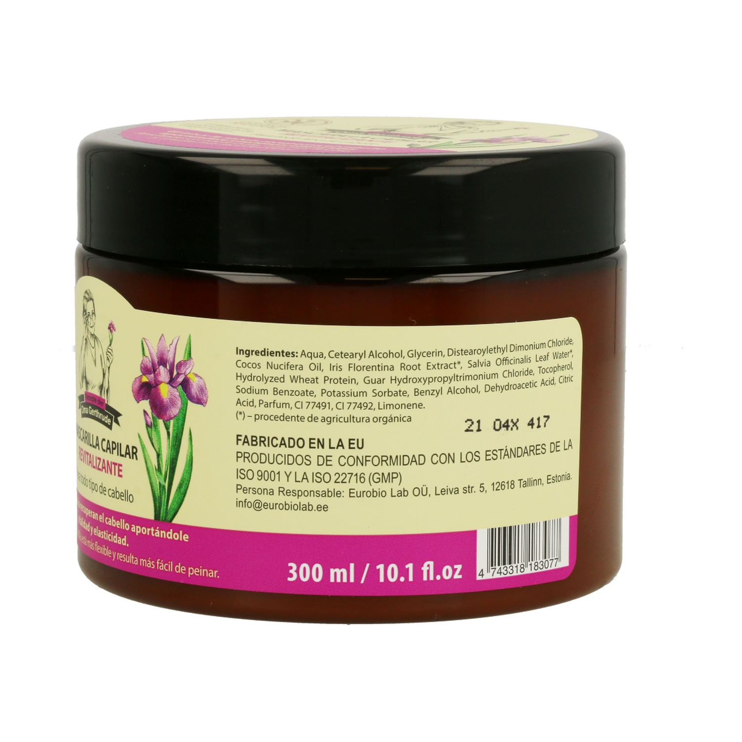 Mascarilla capilar revitalizante 300ml Oma Gertrude - Imagen 2