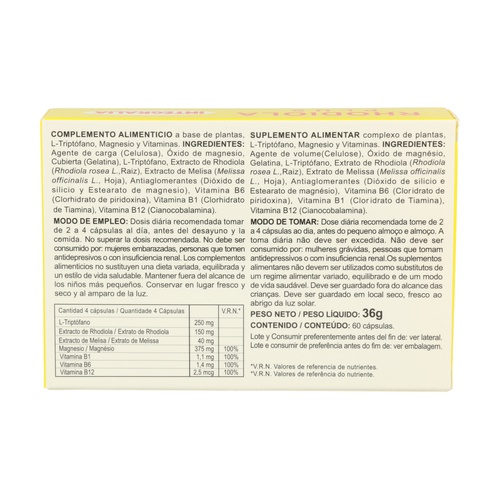 Rhodiola Plus 60 cápsulas Integralia - Imagen 2