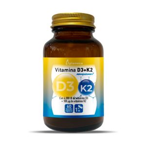 Vitamina D3 + K2 60 cápsulas Plameca