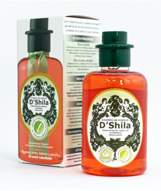 Champú de Hinojo D'Shila 300ml Cabellos encrespados